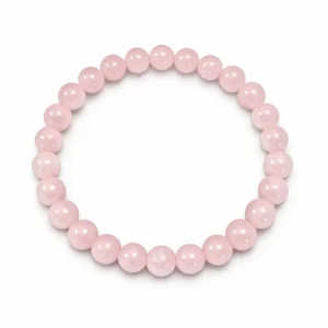 pulsera cuarzo rosa