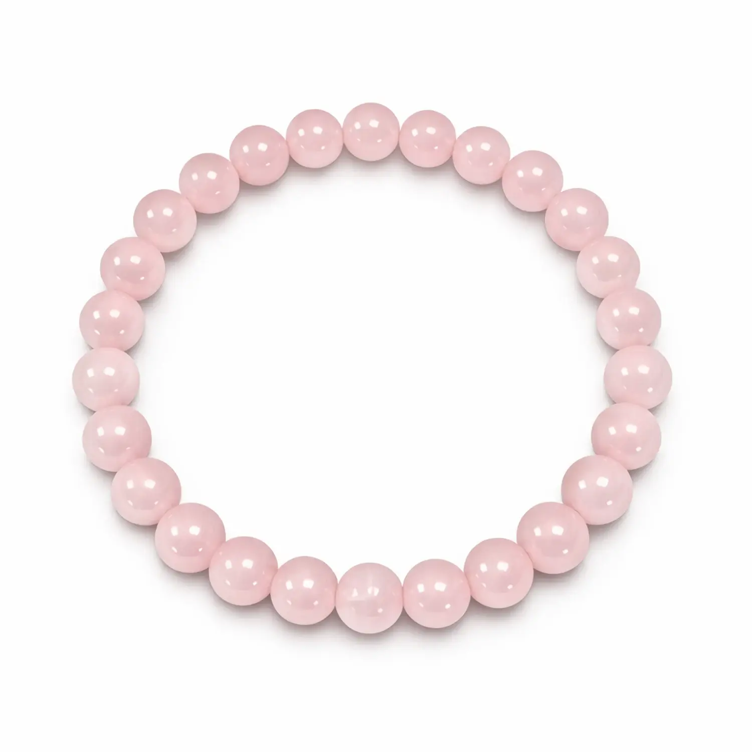 pulsera cuarzo rosa