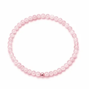 pulsera cuarzo rosa