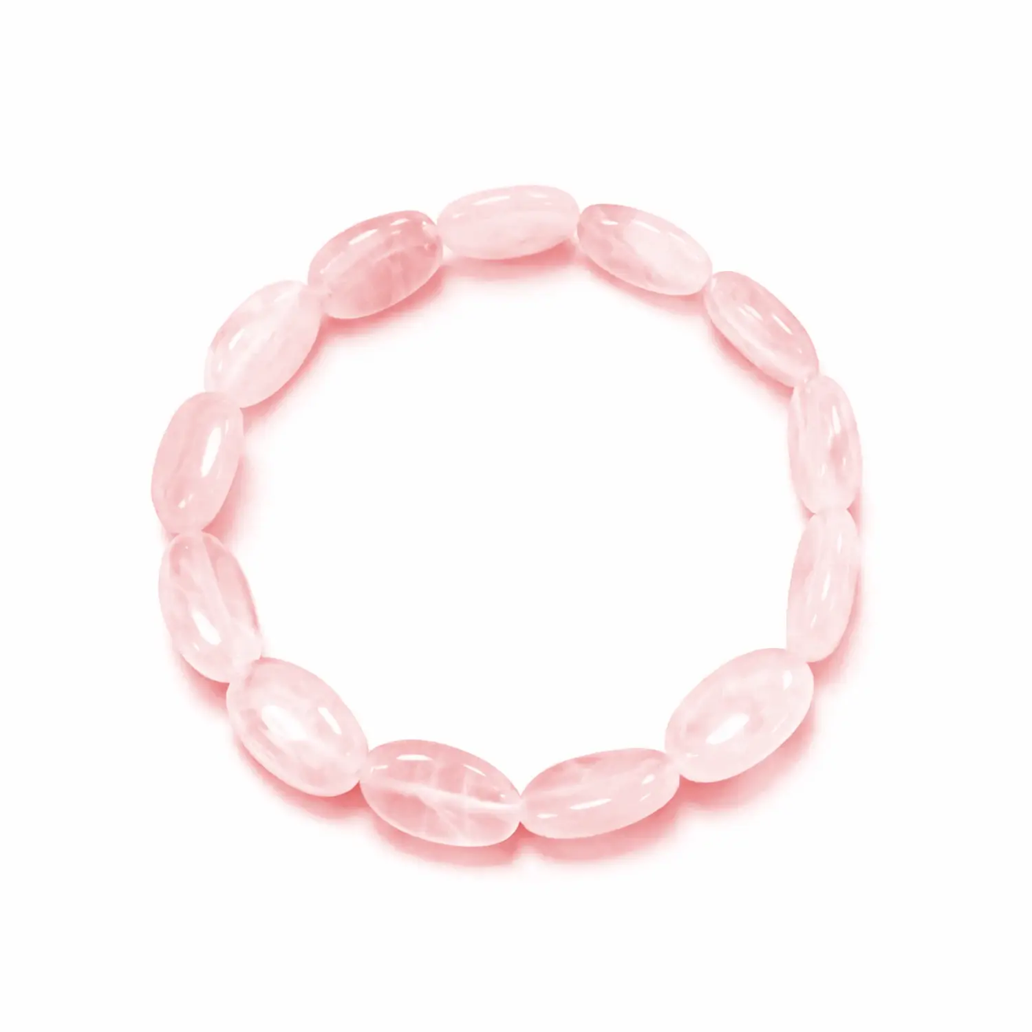 pulsera cuarzo rosa