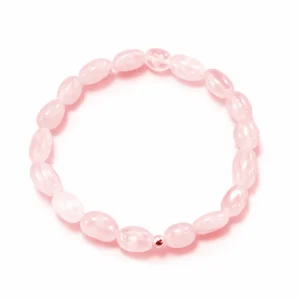 pulsera cuarzo rosa
