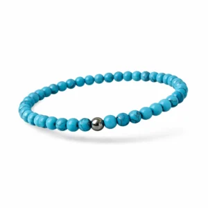 pulsera turquesa de hombre