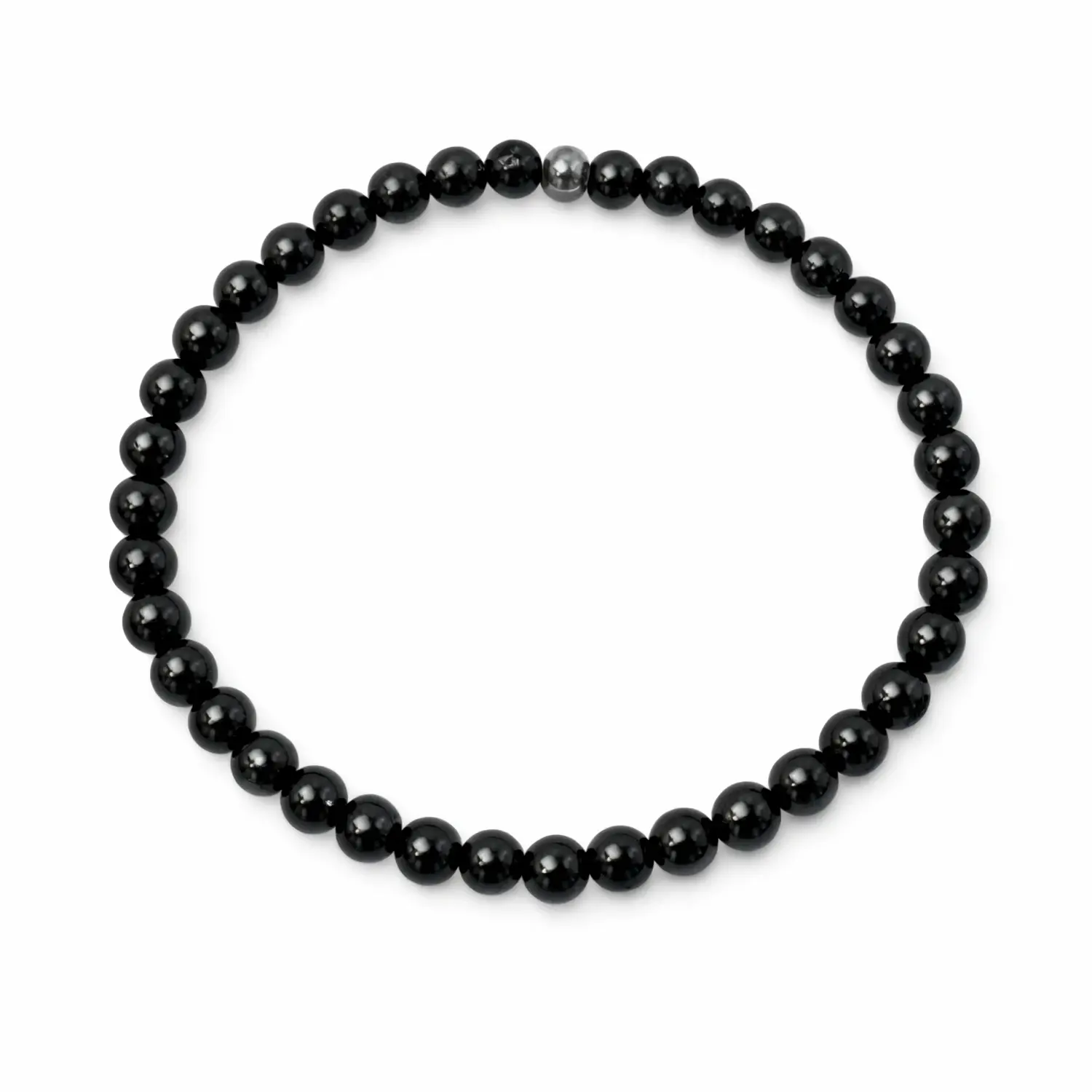 pulsera elastica de turmalina hombre