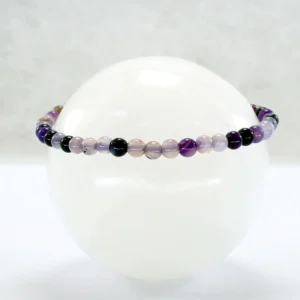 Pulsera agata violeta