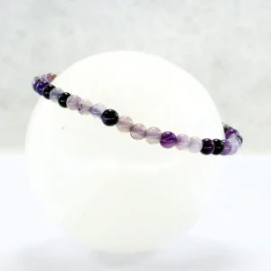 Pulsera agata violeta