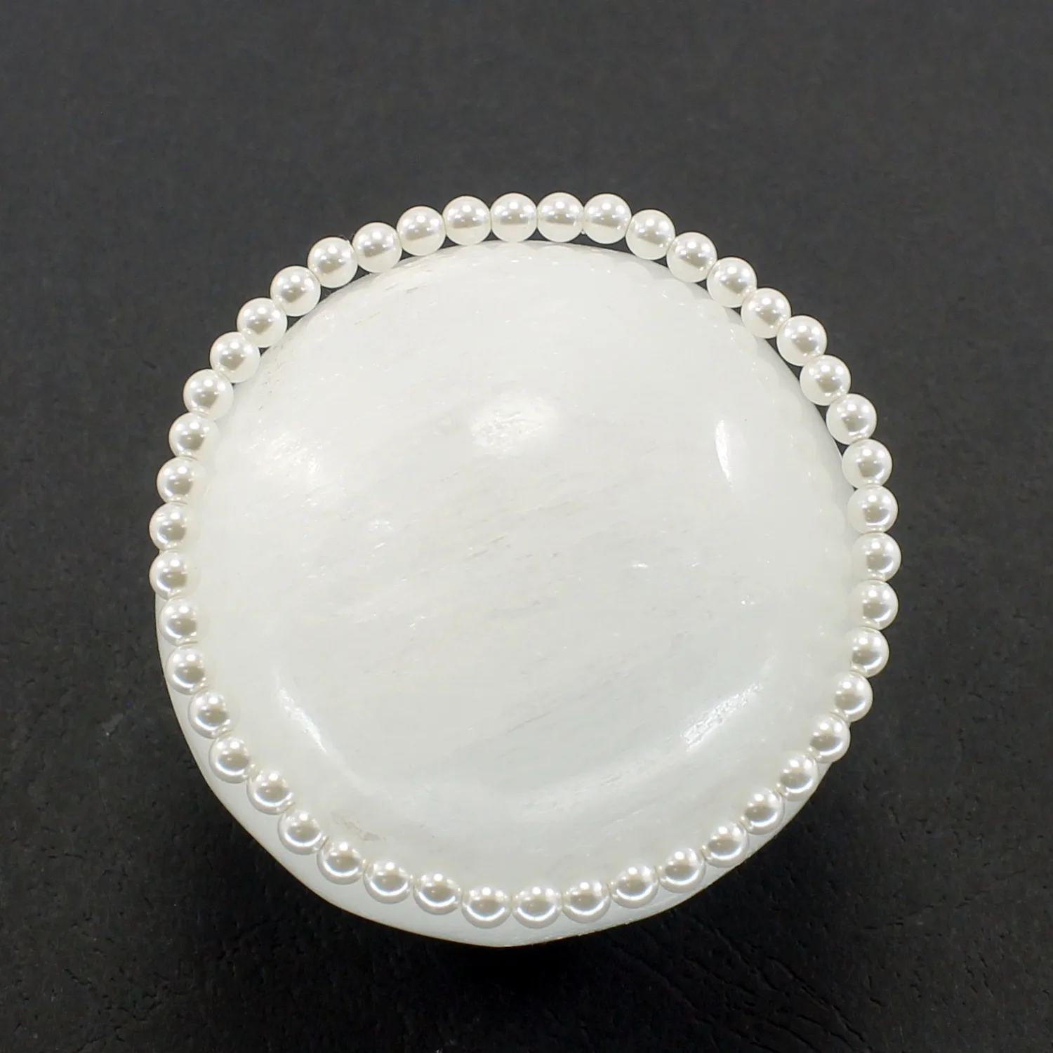 Pulsera concha cristal