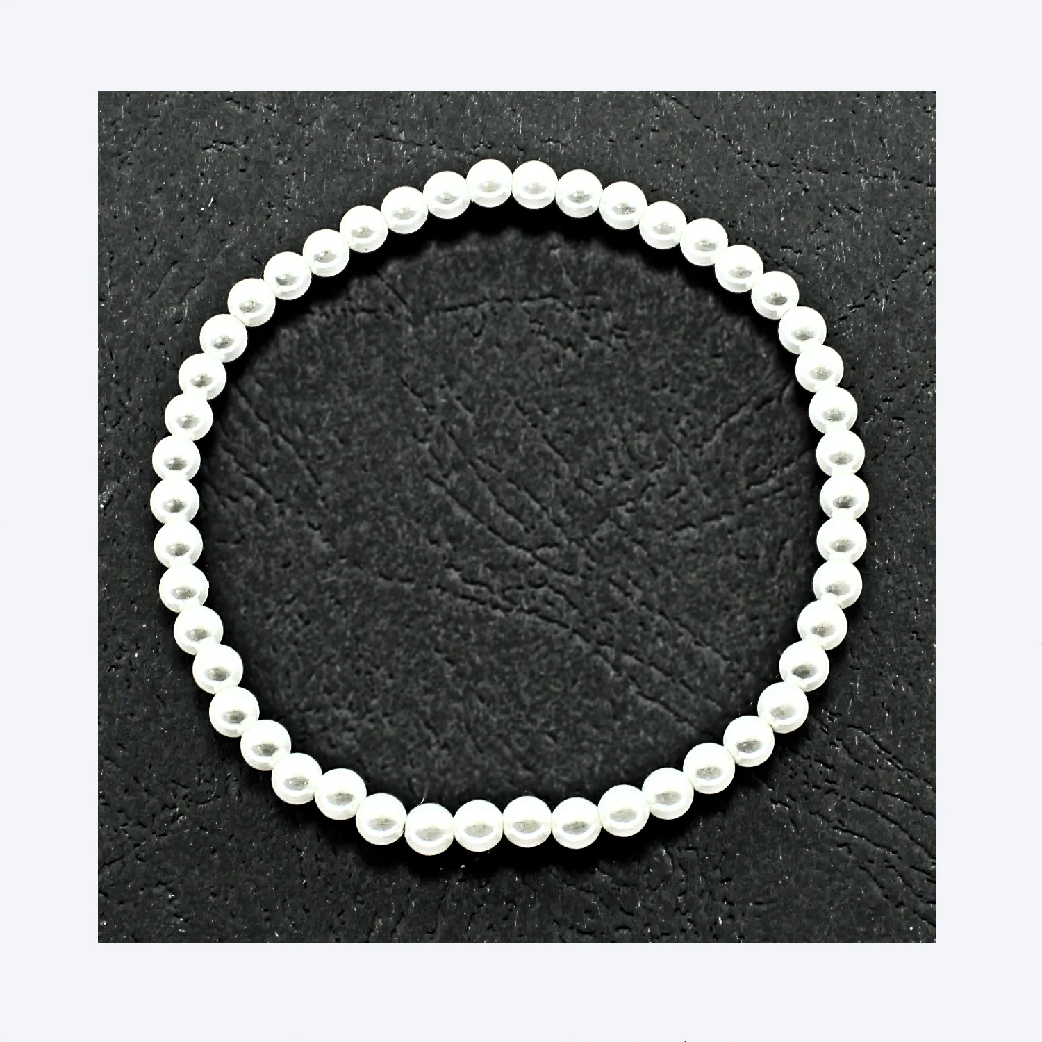 Pulsera concha cristal