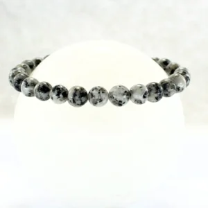 Pulsera elástica de jaspe sésamo