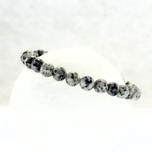 Pulsera elástica de jaspe sésamo