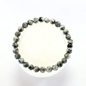 Pulsera elástica de jaspe sésamo