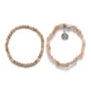 Pulseras elásticas de piedra sol