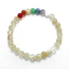 Pulsera cuarzo amarillo chakras 6mm