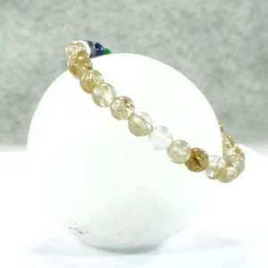 Pulsera cuarzo amarillo chakras 6mm